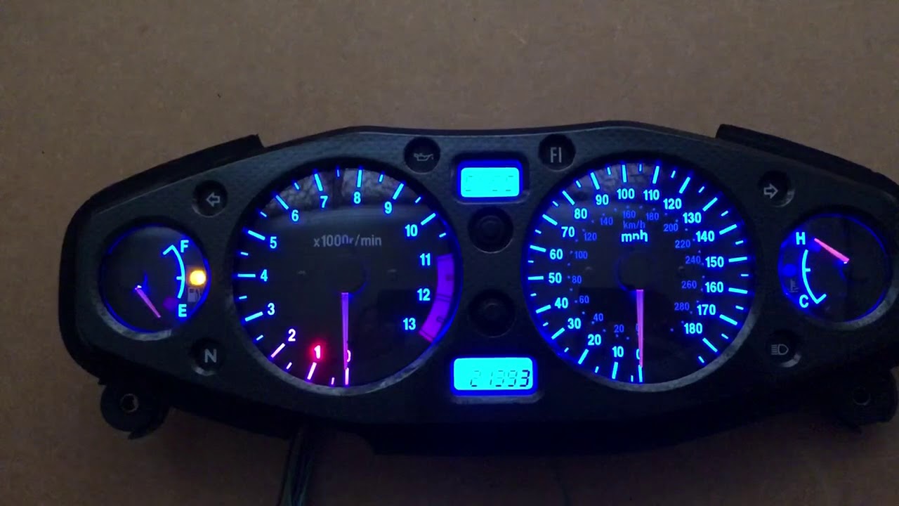 Suzuki Hayabusa GSX1300R Gear Indicator YouTube