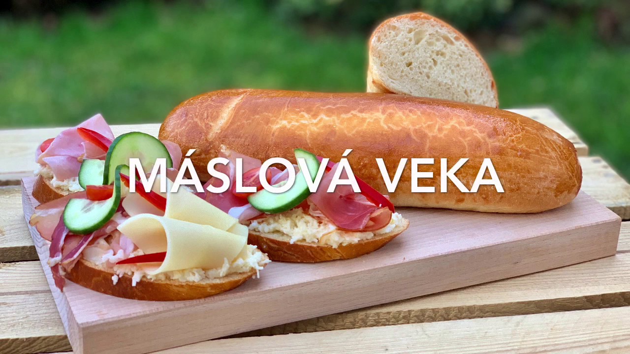 Máslová veka recept, postup, návod