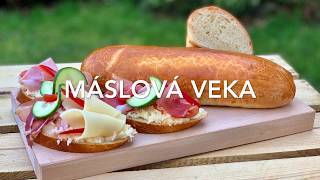 Máslová veka recept, postup, návod