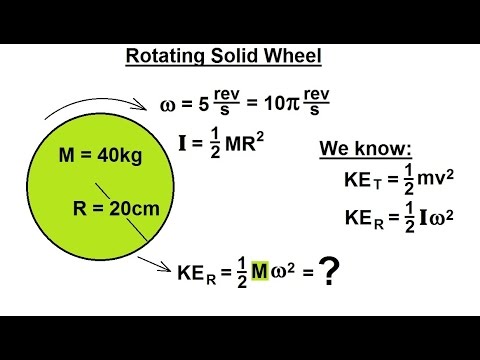 What formula is used to find rotational kinetic energy?