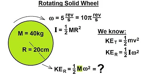 Physics 8.5   Rotational Kinetic Energy (1 of 19) Rotating Solid Disk