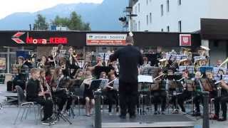 Golica, Okamp Junior Wind Band, Bovec, July 8 2013, Conductor Mirko Orlač