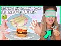 I Only Ate Mystery Food Blindfolded For 24 Hours ! Boyfriend Chooses My Food !