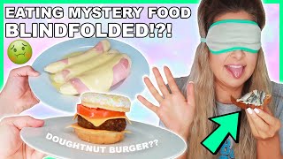 I Only Ate Mystery Food Blindfolded For 24 Hours ! Boyfriend Chooses My Food !