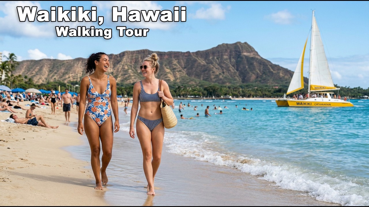 WAIKIKI TODAY!  🏖 3/1/2026 Walking the Streets and Beaches of Hawaii