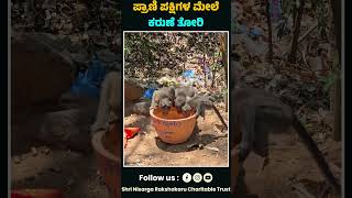 Shri Nisarga Rakshakaru ಪ್ರಾಣಿ ಪಕ್ಷಿಗಳ ಮೇಲೆ ಕರುಣೆ ತೋರಿ