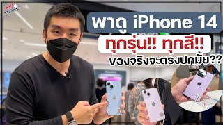 พาชม iPhone 14 ทุกรุ่น!! ทุกสี!! ของจริงจะตรงปกรึเปล่า?? | อาตี๋รีวิว EP.1119