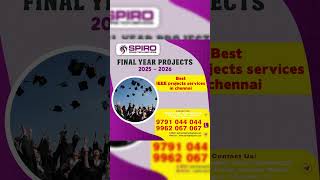 Final Year Students Best Project Ideas In 2026, Spiro Projects A Right Way For Final Year Students