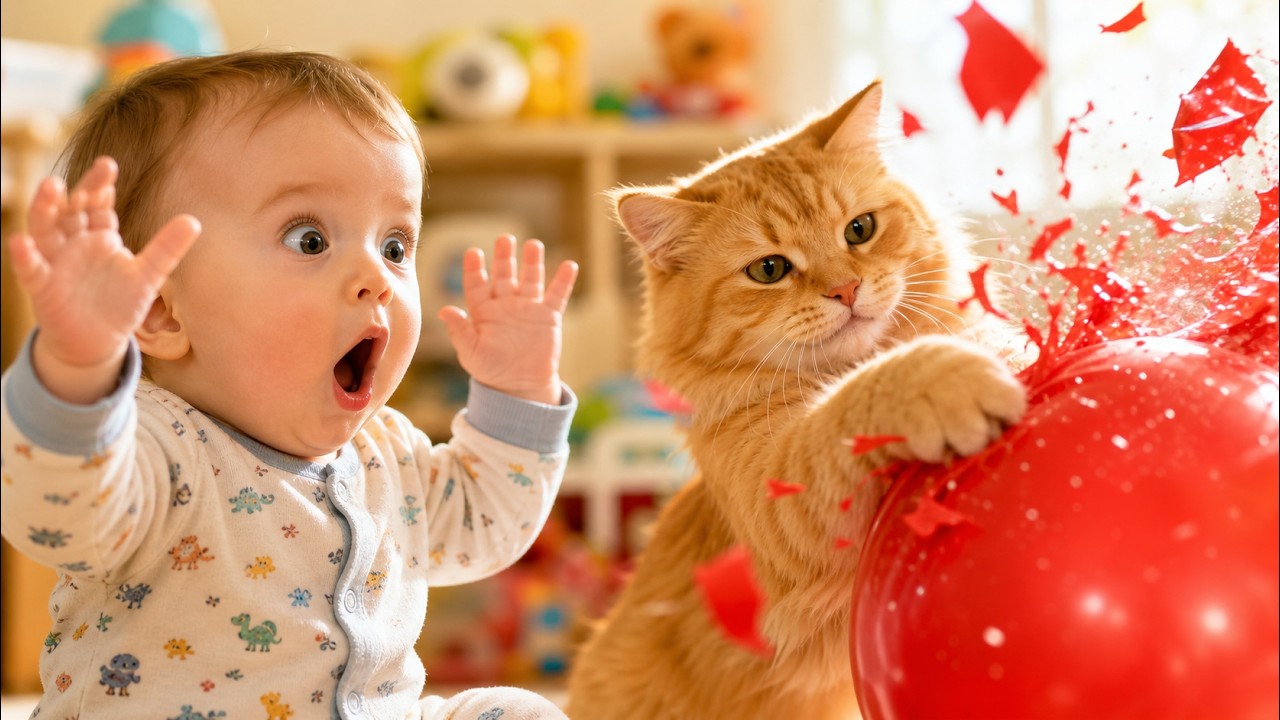 Funny Baby Moments with Cat & Dog 🐶👶 Non Stop Baby Laughing & Giggles Funny Dog & Baby