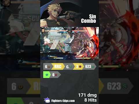 Sin corner throw conversion #ggst_si #sinkiske #guiltygear #strive #combos #fgc #shorts