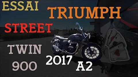 Fabike #Essai Triumph street twin 900 2017 (A2) / Au tooop!!!