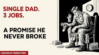 Learn English Through Stories Single Dad, 3 Jobs, And A Promise He Never Broke