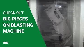 Overhead monorail shot blast machine | cmvblasting.com