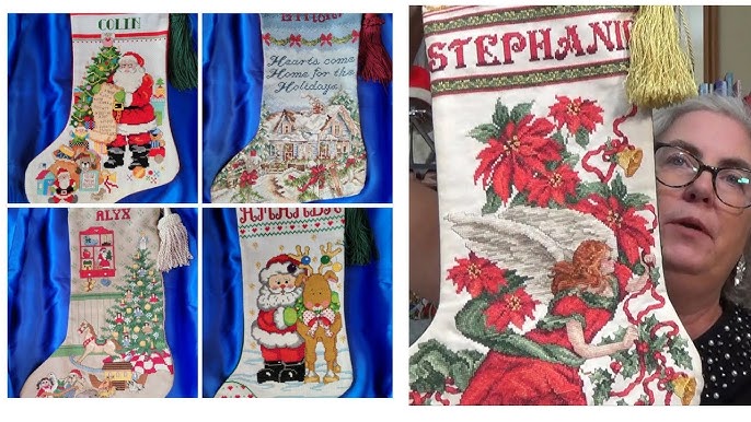 Holiday Study Heirloom Christmas Stocking - Cross Stitch