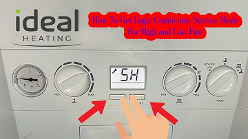 How To Get Ideal Logic Combi ESP1 into Service mode for high fire and low fire