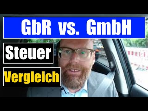 Vergleich Steuern Gbr Und Gmbh Youtube
