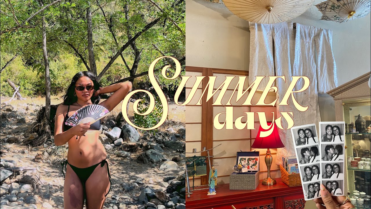 summer days 🍉 alameda county fair, yuba river, new matcha spot