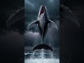 Giant Whale Explodes Out of Stormy Ocean ⚡ Most Powerful Breach Ever! #Whale #HumpbackWhale