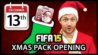 XMAS ADVENT CALENDAR PACK OPENING #13 - FIFA 15 ULTIMATE TEAM