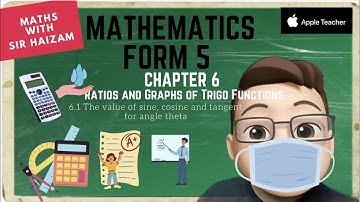 Form 5 Chapter 6 Ratios and Graphs of Trigo Functions (PART 1) #mrsmchannel