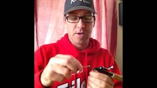 Tying a weedguard on a CHT Double Wacky Hook