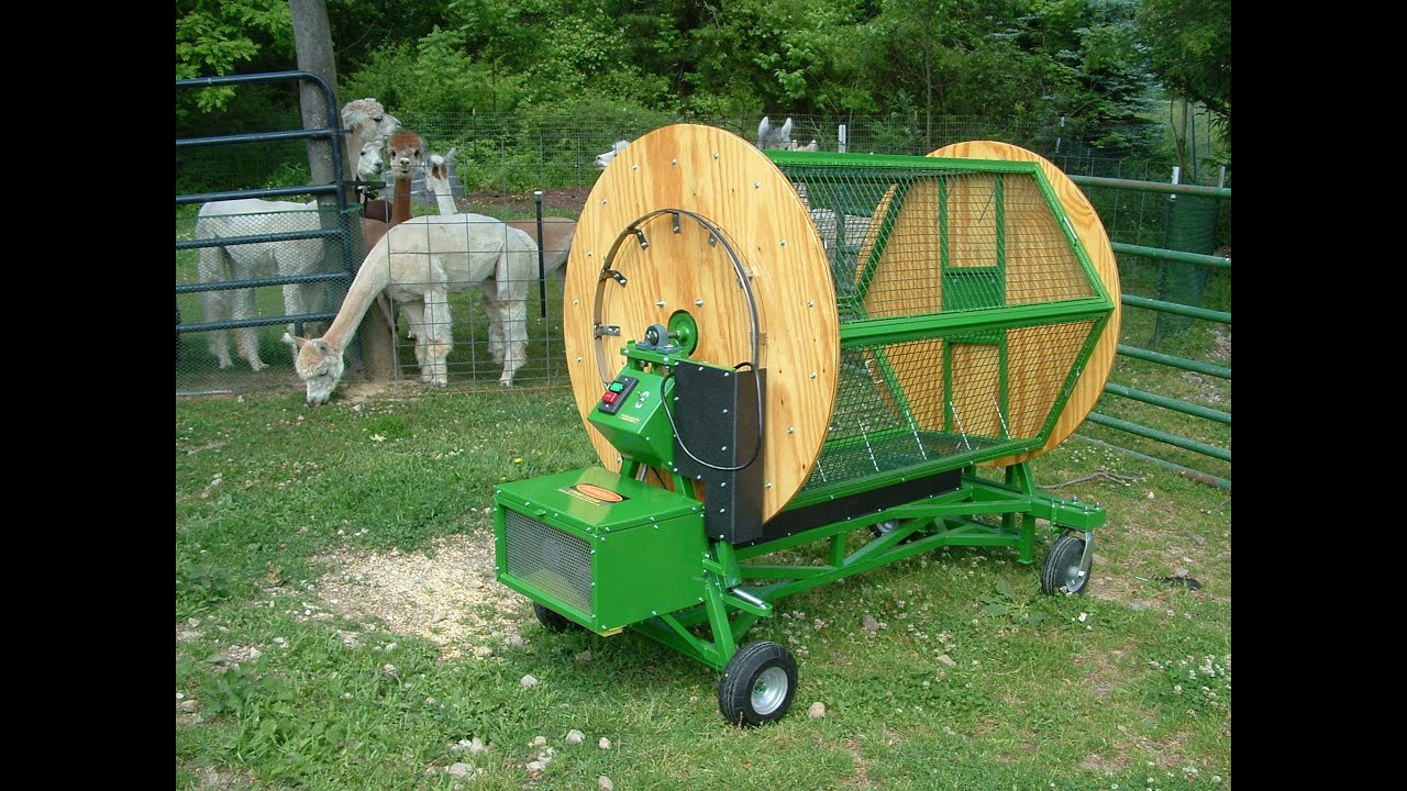 Ted's Tumbler for Alpaca/Sheep Fiber/Wool, Ver. 4 YouTube