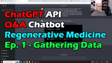 ChatGPT API QA Chatbot ep 1 - Data Prep [Automating Regenerative Science]