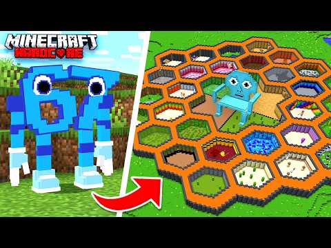 I trapped EVERY RAREST BRAINROT in Minecraft Hardcore