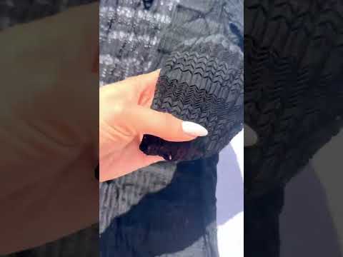 Жіночий купальник 3в1 бразильське бікіні на завʼязках з тунікою із сітки BARBARA чорний, видео 1