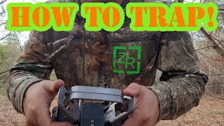 QUICK video on how to CATCH a COYOTE, FOX, OR BOBCAT in a FOOT TRAP!