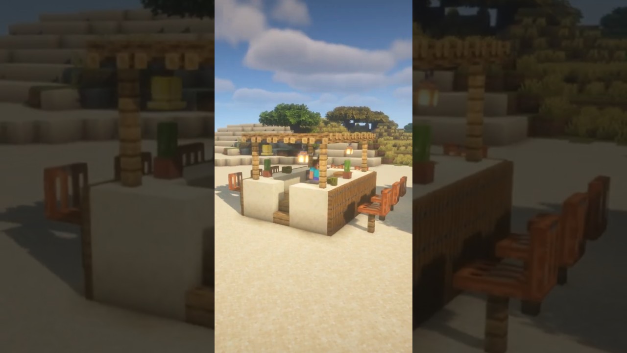 Beach Bar in Minecraft | Cinematic Tutorial