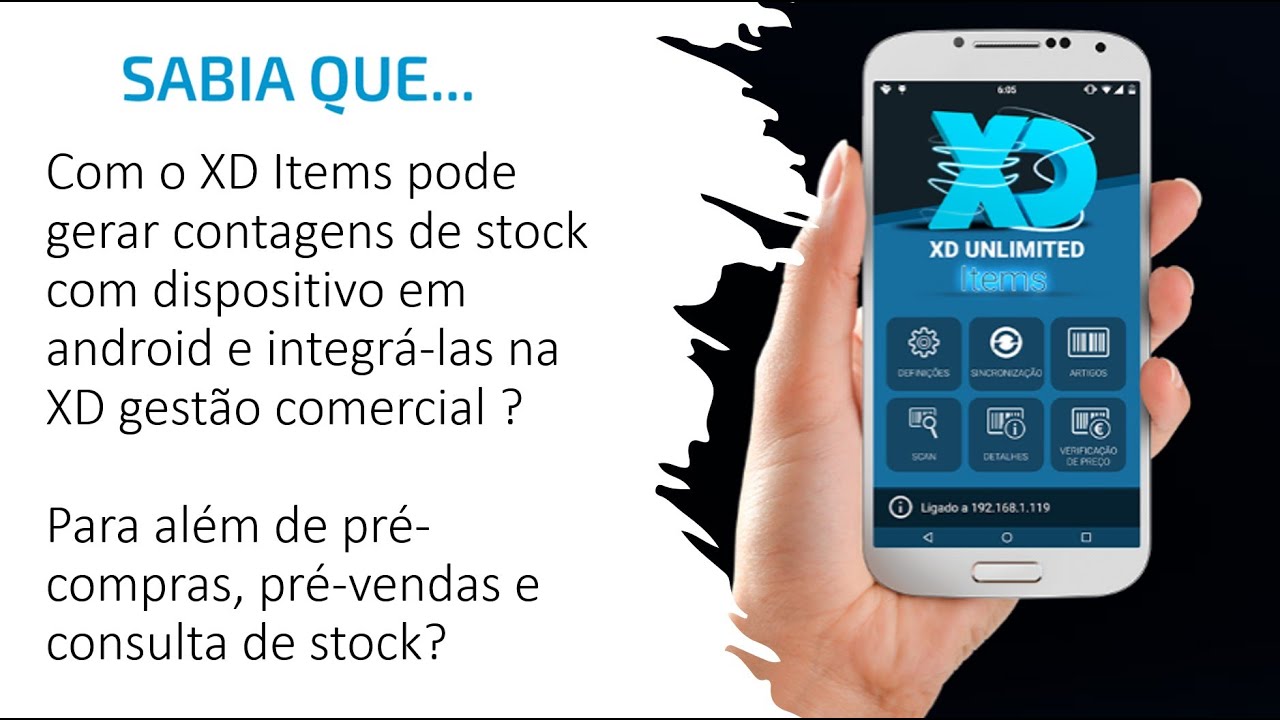 Utilização do XD Items Android para contagens de stock (ou consultas, pre-vendas e pre-compras) na Gestão Comercial thumbnail