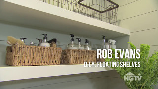 Rob Evans shows us how to DIY our own floating shelves.