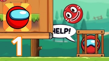 Red Ball 6 - Gameplay Walkthrough Part 1- Level 1-10 (Android/IOS)