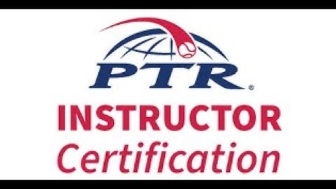 PTR Tennis Full Lesson (part 1)