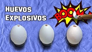 🔴 Как сделать взрывающиеся яйца - Домашние опыты - LlegaExperimentos