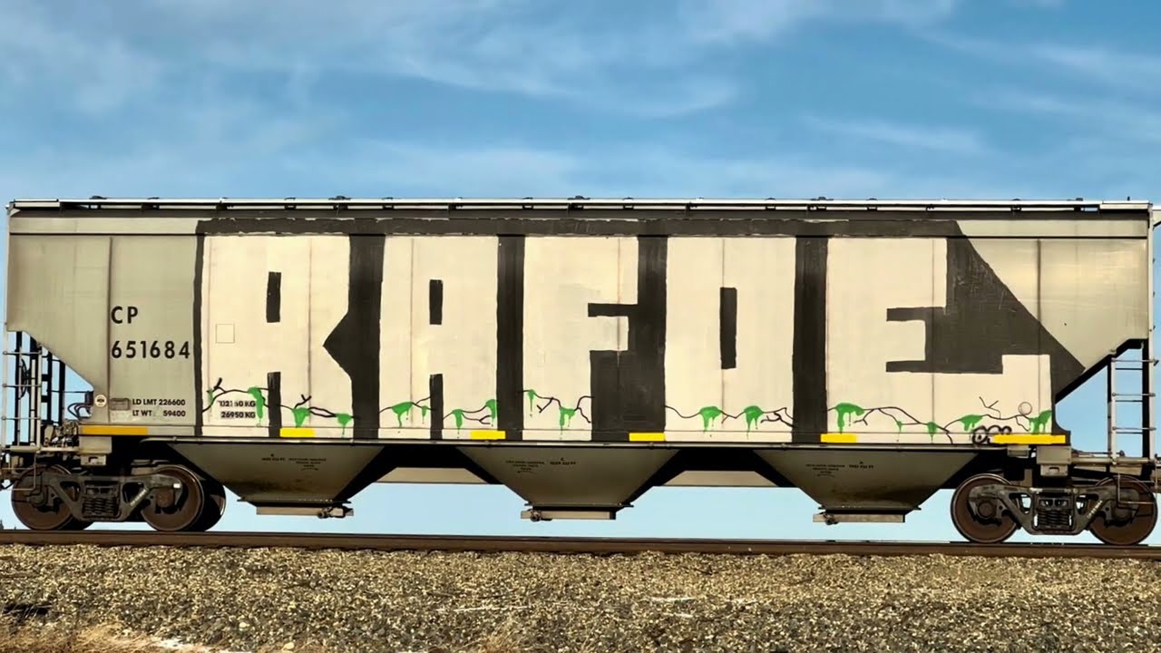 Freight Train GRAFFITI Benching #42