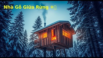 Xây Nhà Trên Cây Giữa Rừng Tuyết Hoang Dã | Ấm Áp, Đẹp Như Cổ Tích!