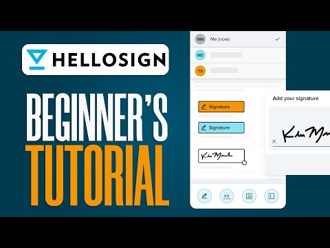 How To Use HelloSign | Easy Tutorial (2022)