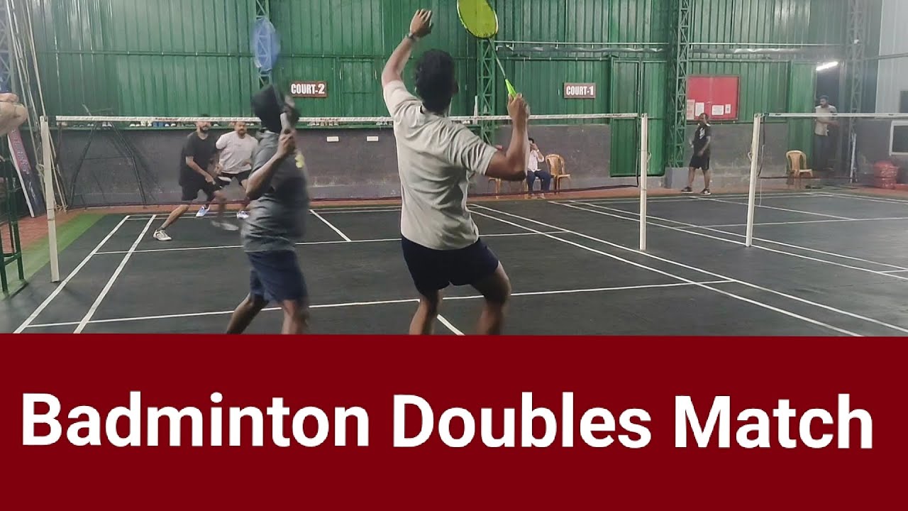 Badminton doubles final match, Manu& Manu vs Joby& Alan - YouTube