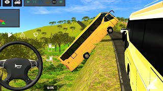 New bus driving 3d game 👍 offroad driving bus simulator game || indian bus driving game screenshot 5