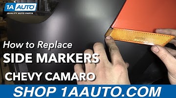 How to Replace Side Markers 10-15 Chevy Camaro
