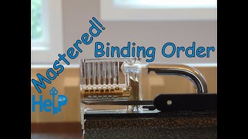 [76] How To Learn The Binding Order When Picking Locks