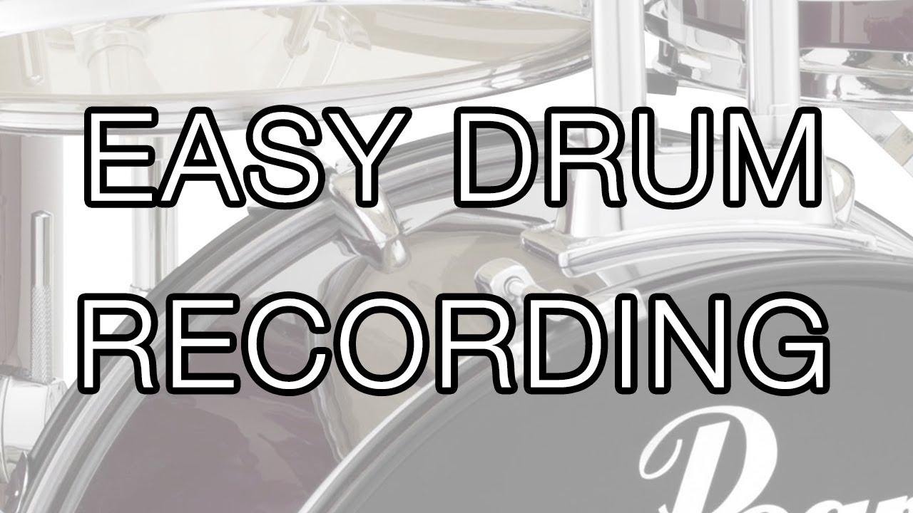 Simple Drum Recording Demo - DV247