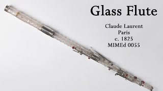 Glass flute by Claude Laurent