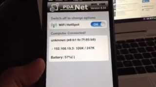 Tether any JB iPhone on cricket wireless. Tethering via PDA net screenshot 5