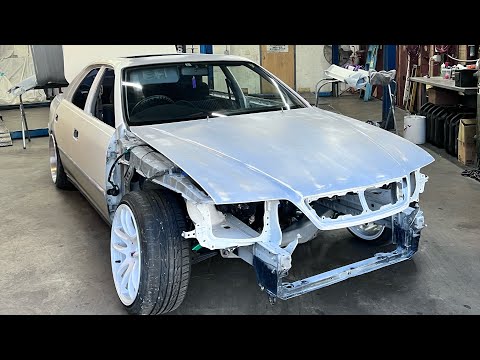 JZX100 Mark ii gets a FULL PAINT job Pt1! - YouTube