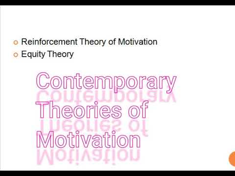 modern theories of motivation