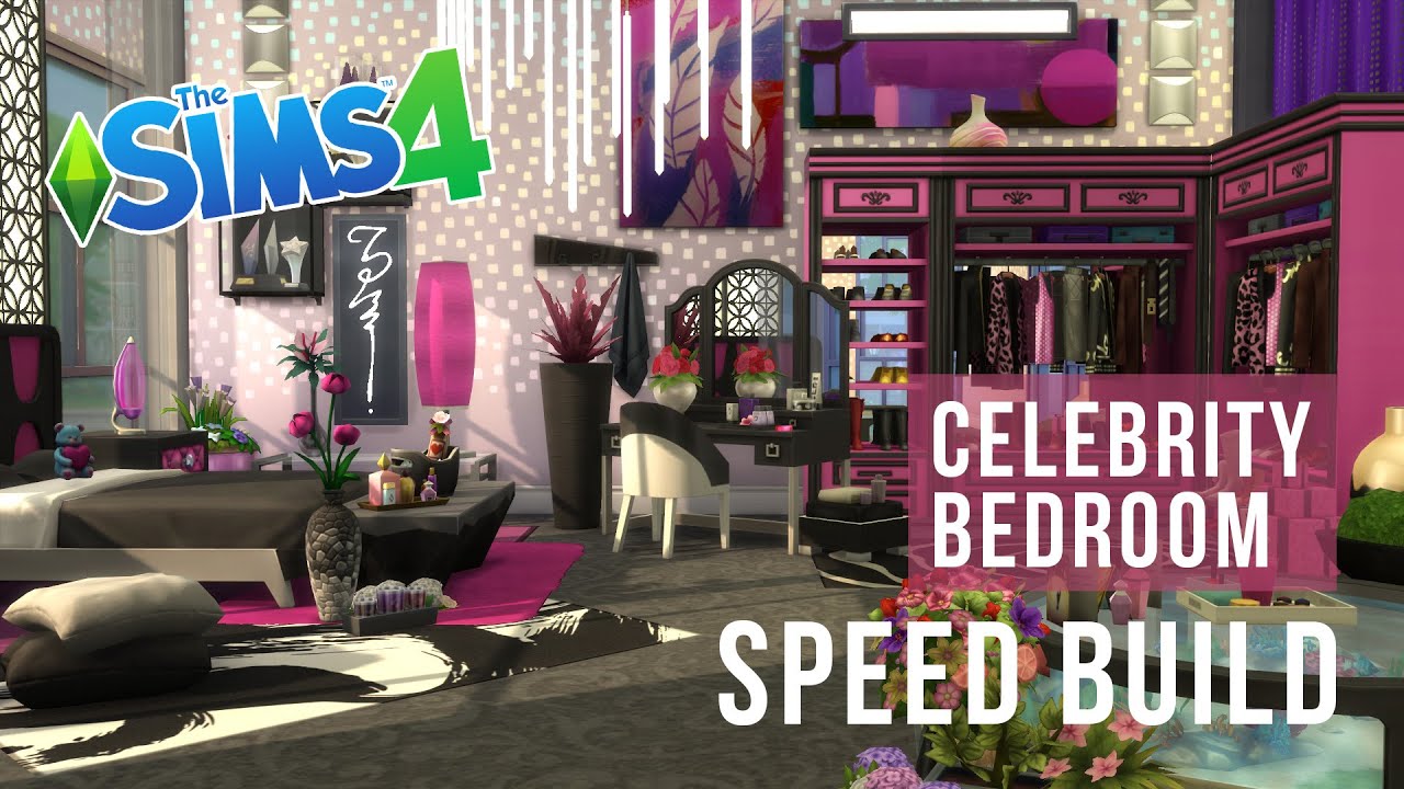 The Sims 4 Speed Build Celebrity Bedroom Youtube