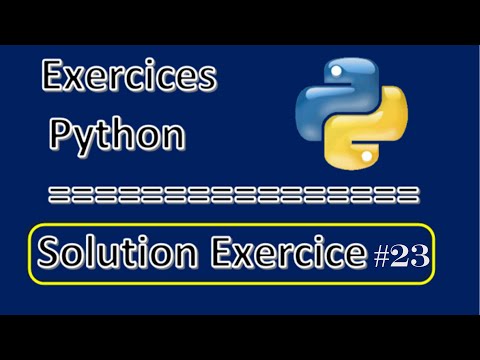 #23_EXERCICE_PYTHON : COMMENT VERIFIER SI UNE ANNEE EST BISSEXTILE OU NON ?